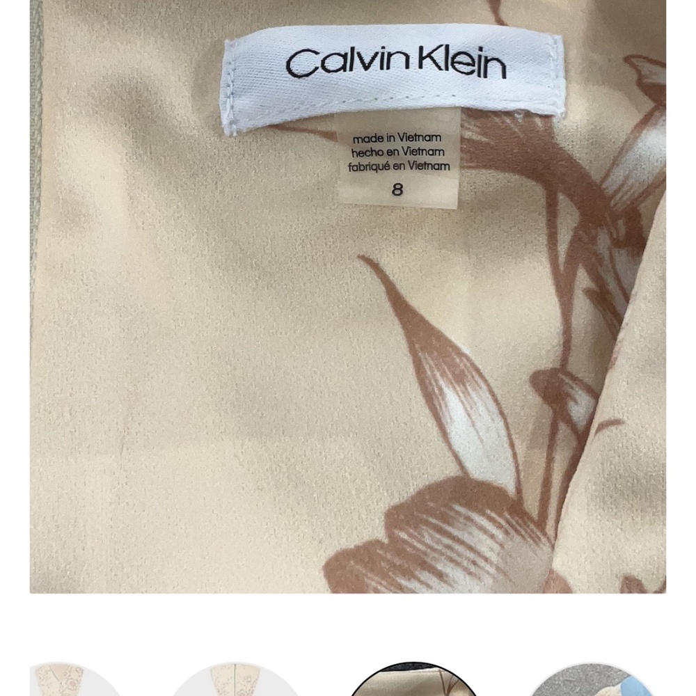 Calvin Klein dress sz 8 - Picture 3 of 4